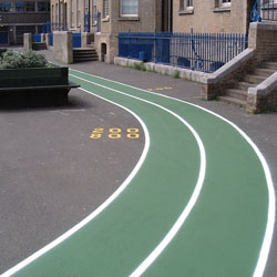 Image for Court markings external Running lane 100m