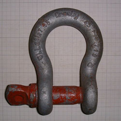 Image for Galvanised shackles 7/8"