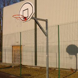 Image for Basketball goals with polypropylene board Fan shaped board