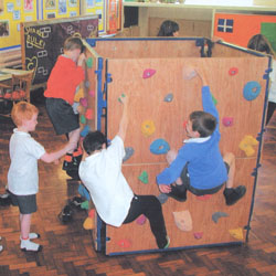 Image for Climbing wall modular frame Panel with holds