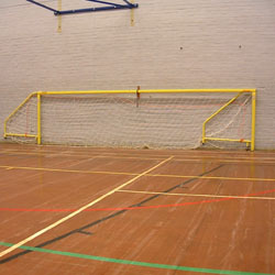 Image for Wall hinged 5 a side goals 12' goals, pair