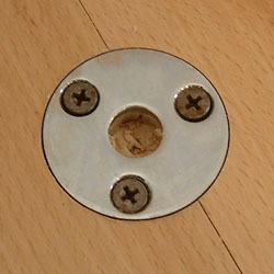 Image for Locator plate, round 1 3/4"/45mm dia