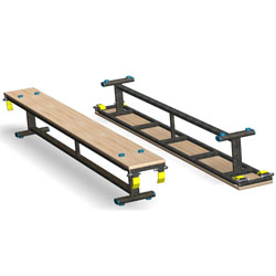 Image for Gym balance benches  8' long