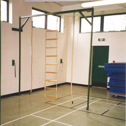 Image for Olympic climbing rope frames 15' high