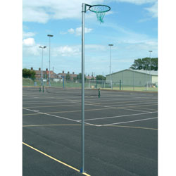 Image for Standard socketed netball posts 16mm ring