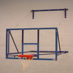 Image for Basketball goal, side folding 2.2m projection