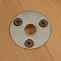Locator plate, round 1 3/4"/45mm dia
