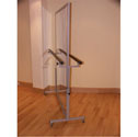 Ballet barre for portable safety mirror Single sided