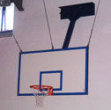 Basketball goals unistem forward folding Up to 4m projection