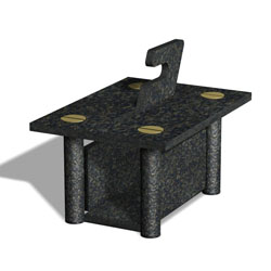 Image for Disappearing floor hook Solid floor