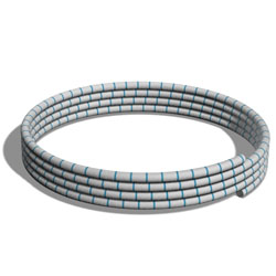 Image for Elastic mini tramp spring  1 x 11m cable