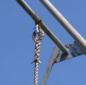 Rope fixing clamp 