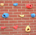 Climbing wall holds set Club 3 set Fluoro Orange