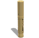 Spring plunger anchor, short 12mm metric