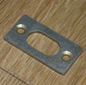 Locator plate, oval slot 