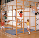 Foldover double climbing frame 
