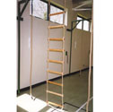 Rope ladders Spliced with thimble