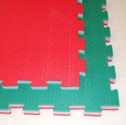 Jigsaw club mats Blue/red