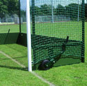 Folding hockey goals 
